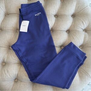 Balmain Kids Royal Blue Joggers